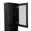 Classic Barber Station, Salon Station With Locking Drawer, Glass Door, Storage Cabinets, Dryer Holders