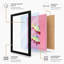Twin Fish in Motion Modern 1 Piece Single Picture Frame Wall Art-136638420-136638419
