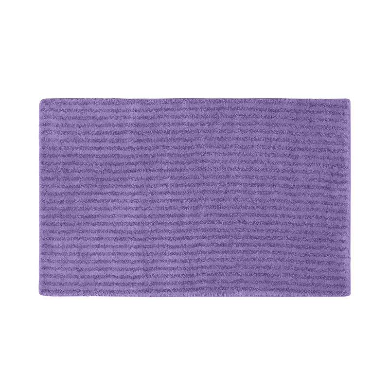 Viridian Rectangular Bath Rug, Purple, 24" x 40"
