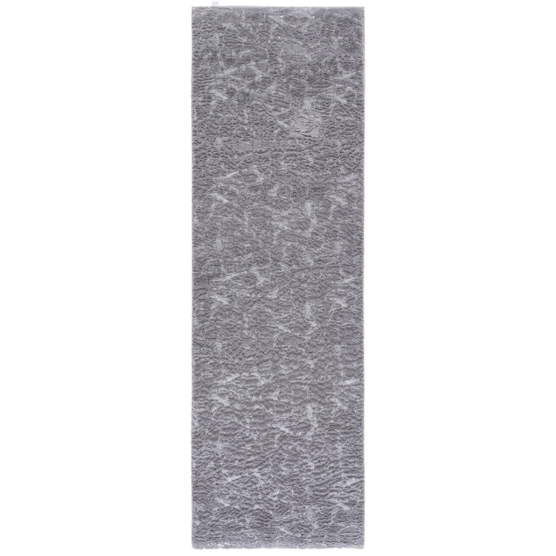 Tapis en fausse fourrure de lapin, Tapis de couloir 2 pi 6 po x 8 pi