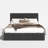 Haden Velvet Upholstered Platform Bed Frame with Channel Tufted Headboard-430185540-430185536