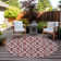 Kaylani Flatweave Washable Geometric Indoor / Outdoor Rug
