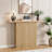 41.3'' Long Console Table, Fluted Wooden Sofa Table Behind The Couch, Mid Century Entryway Table-1938243853