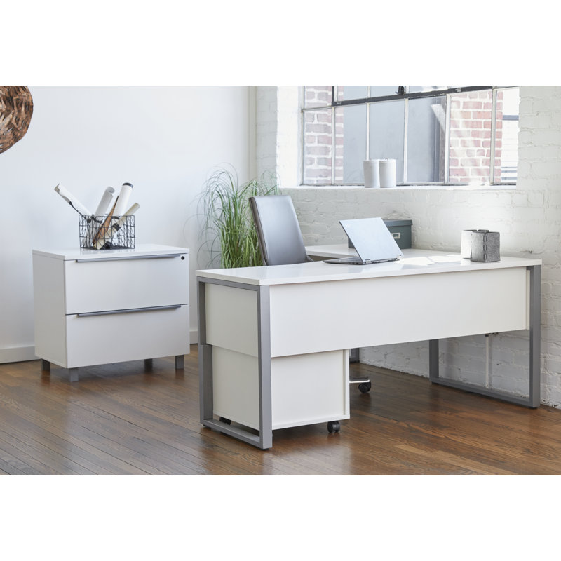 Ensemble de bureau 4 pièces Maysey, Blanc