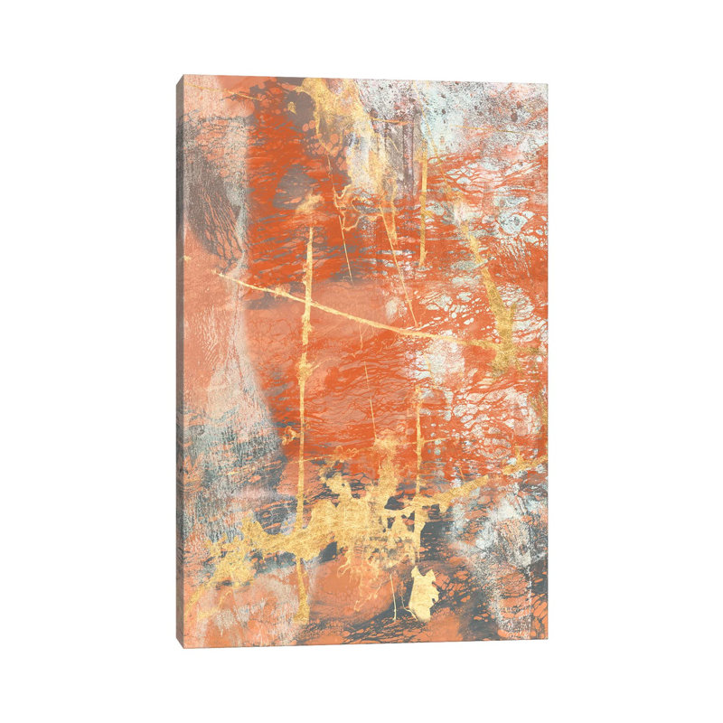 Terre Cotta Lace I by Jennifer Goldberger - Wrapped Canvas Panoramic Gallery-Wrapped Canvas Giclée, 20.32 cm H x 30.48 cm W