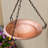 14-in Solid Copper Hanging Birdbath