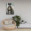 Reading Chimp In Bathroom 1 Piece Wrapped Canvas Wall Art-1374599778
