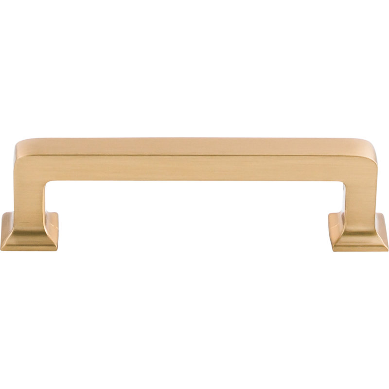 Ascendra Bar Pull, Honey Bronze, 3 3/4" Center to Center
