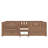 Queen Kids Floor Bed with Stairs, Rails and Slats,Queen Size Montessori Floor Bed with Bookshelf and 2 Storage Drawers,Easy Assemble Montessori Beds Frame,Natural-925689983