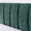 Grands lits confortables avec tissu en chenille et tiroirs de rangement