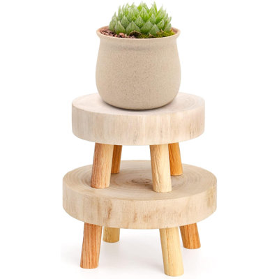 Ensemble de 2 mini présentoirs en bois