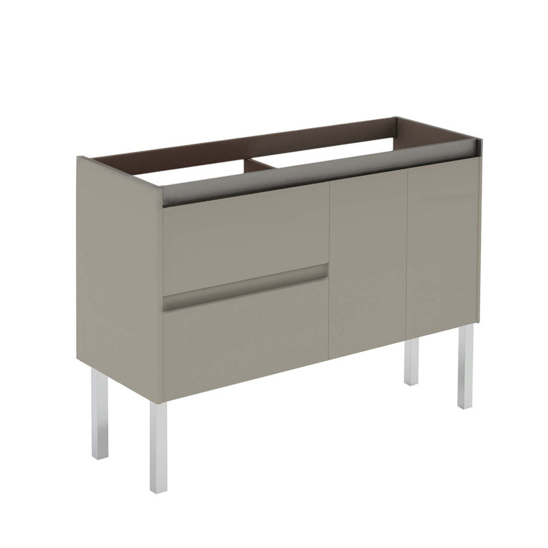 Ambra 47'' W Single Bathroom Vanity Base, Matte Sand