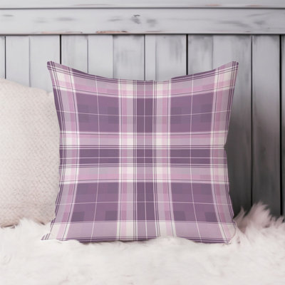 Purple Plaid Pattern IX Modern
