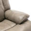 Fauteuil inclinable manuel 3 places avec bande lumineuse à DEL et 2 porte-gobelets intégrés pour le salon
