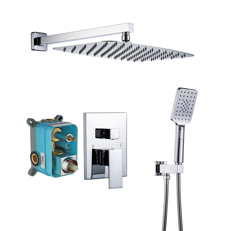 All-In-One Kit with Rough in-Valve, Chrome