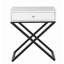 Table de chevet en bois blanc l 23 po Koraldo-1009637465