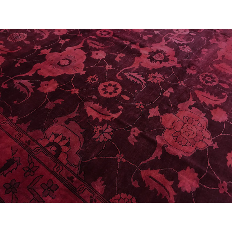 Overdyed One-of-a-Kind 10'10" X 13'11" Area Rug