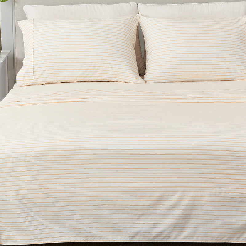Ultra Soft Coastal Printed Microfiber Sheet Set, Queen Sheets with 2 Pillowcases, Anchor