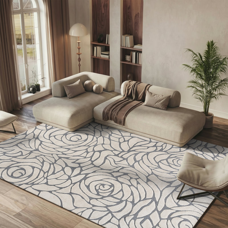 Tapis ivoire Atsush, Rectangle 8 pi x 10 pi
