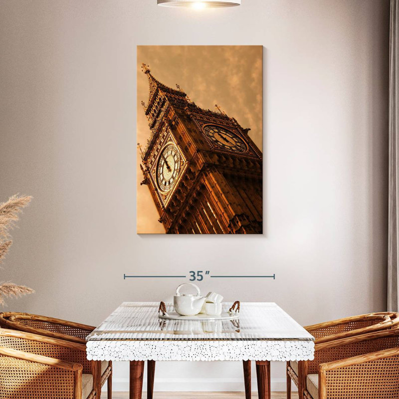 Nicci Low Angle Big Ben Tower, 45" H x 30" W