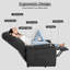 Fauteuil inclinable manuel de 34 po de largeur-913245384