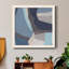 «Blue Chrysalis I-Premium», toile encadrée - prête à être accrochée-1376573446-1376573447
