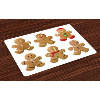 Luthersville Gingerbread Man Homemade Placemat