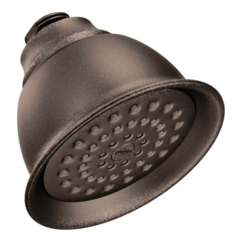 Moen® 2.5 GPM Rain Adjustable Shower Head, Oil Rubbed Bronze