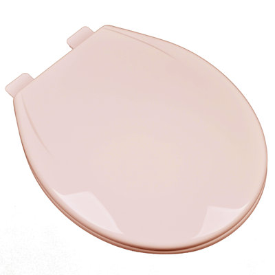 Siège de toilette en plastique rond contemporain à fermeture lente