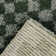 Wingate Green/Grey Checkered Shag Area Rug