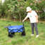 Chariot de plage pliant Wagon Garden (rouge)-114229182