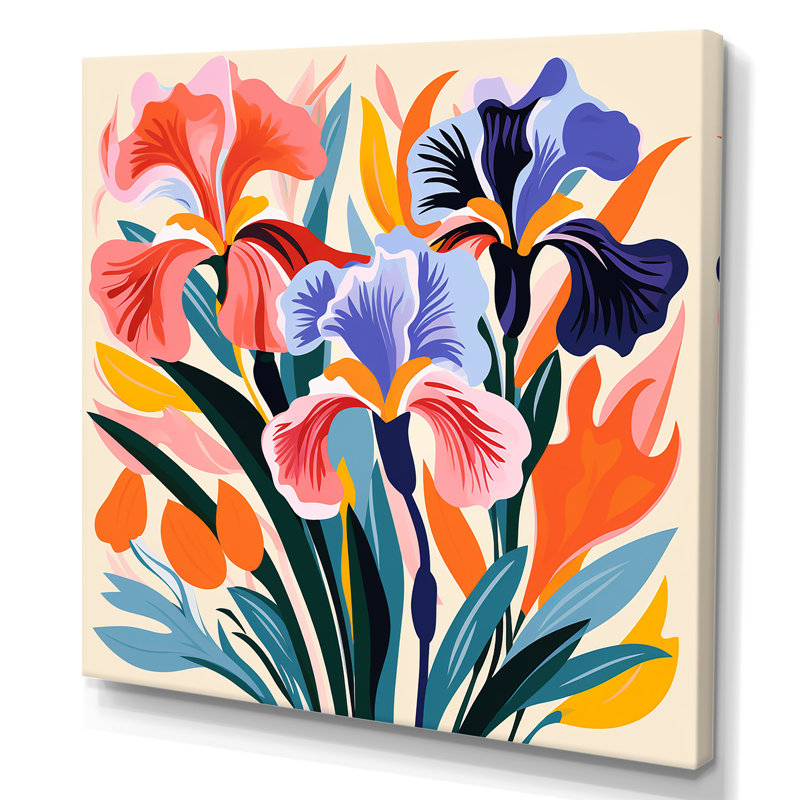 Art mural Henri Matisse, H 30 po x l 30 po x P 1,5 po, Toile tendue
