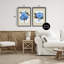 Hydrangea Bouquets with Bows 2pc Floating Frame Set, design by Adonna Ebrahimi-1789842541-1789842542