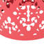 Table d'appoint moderne d'extérieur en métal avec cadre corail et fer taillé sans assemblage requis Motif floral élégant