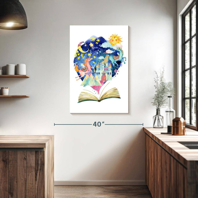 Kelan Fairy Tale Book World, 39" H x 26" W