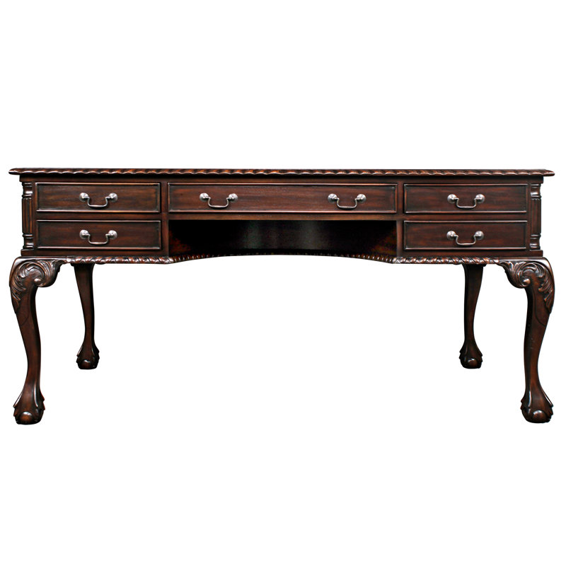 64'' Chippendale Partners Writing Desk