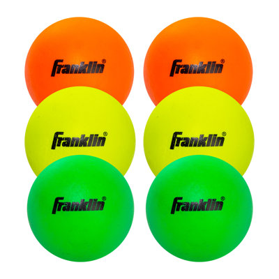 Franklin Sports Youth Lacrosse Balls-6 Pack