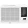 11,700/12,200 BTU 230V Window-Mounted Air Conditioner with 9,200/11,200 BTU Supplemental Heat Function