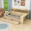 Wooden Daybed with Built-In Study Desk and Storage Drawers-99780039-99780037