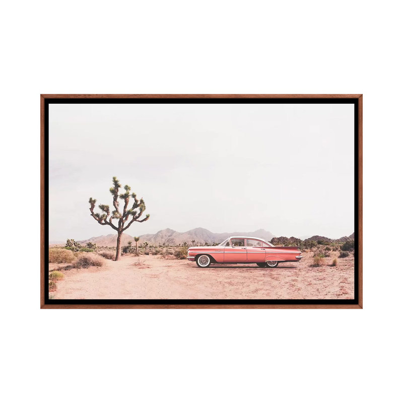 «In the Desert», photographie, H 18 po x l 26 po x P 1,5 po, Toile avec cadre en bois classique