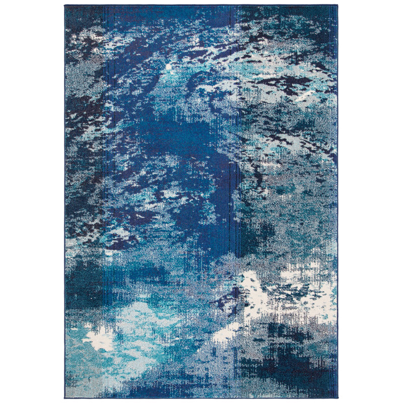 Mifflin Performance Abstract Rug, Rectangle 6' x 9'