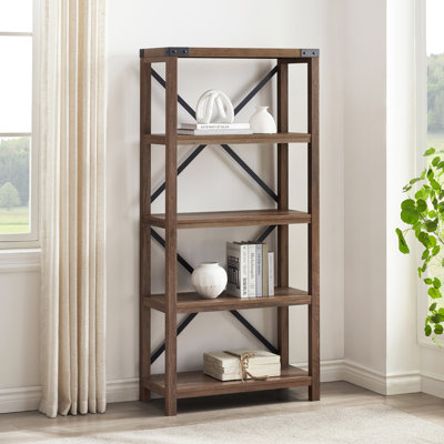 Corinna 162.6 cm H x 76.2 cm W Etagere Bookcase