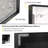 Glossy Black Bathroom Mirrors For Wall Rectangle Vanity Mirror Corner Hangs Farmhouse Mirror-1392111019