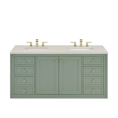 Ensemble de meuble-lavabo double 60 po Chicago