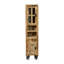 Kym Solid Wood Freestanding Linen Cabinet
