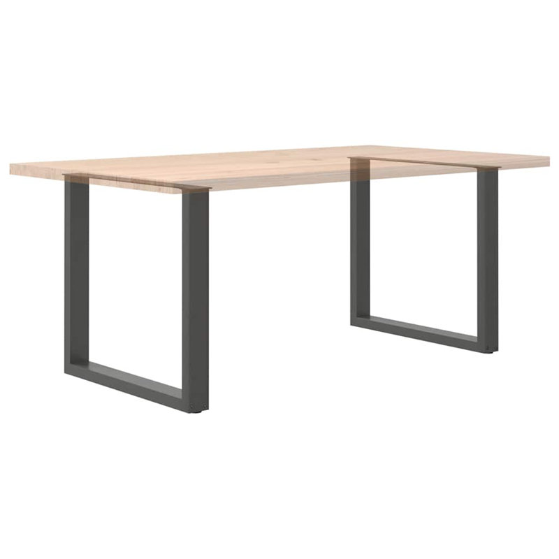 Sayumi Table Leg, 73cm H x 80cm W x 80cm D, Anthracite