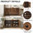 60.5" Mid-century Sideboard Buffet Cabinet With 4 Doors – Wooden Media Console With Adjustable Shelves & Outlet Holes For Living Room, Walnut