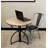 Tri-Fold Steel Frame Round Bistro Table