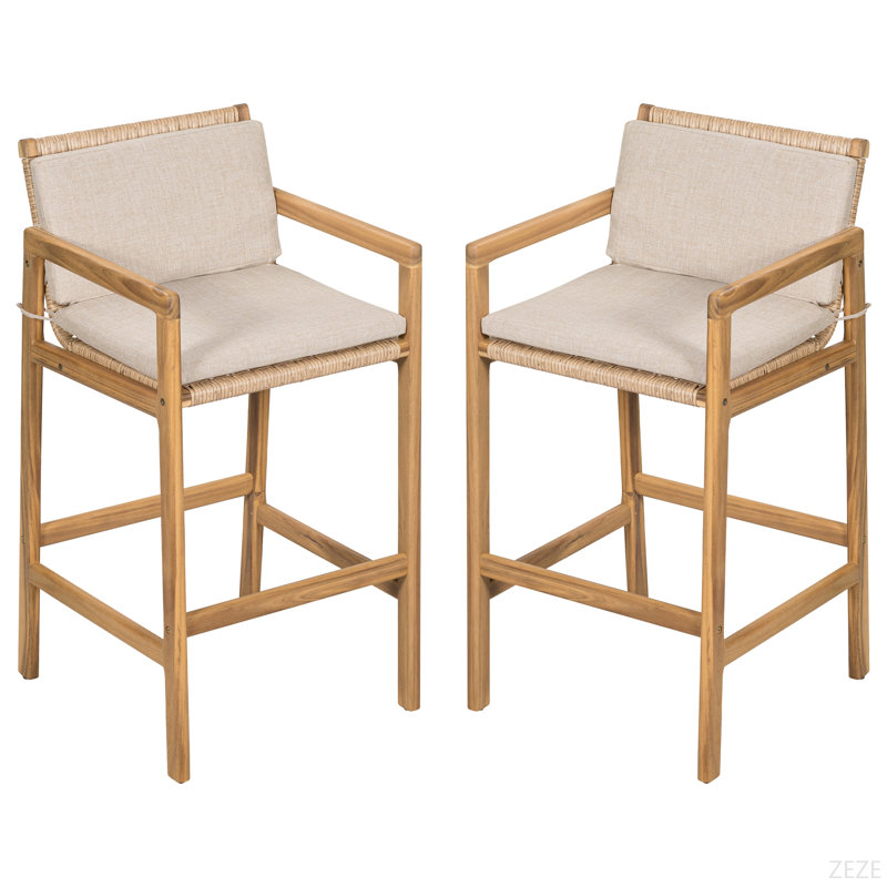 Ensemble de 2 tabourets de bar Marcella
