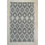 Tapis noir en laine fait à la main Luna Kilim-648417086